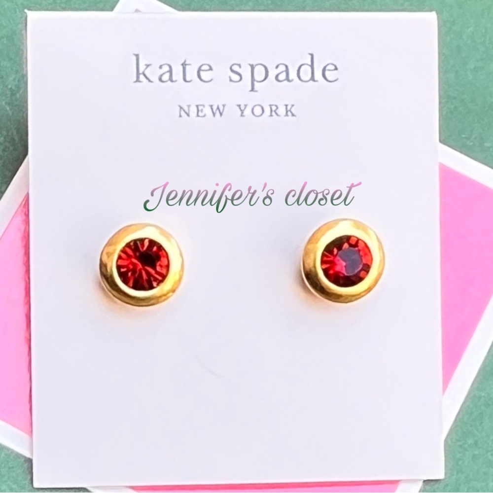 KATE SPADE  Earrings NWT / Cubic Zirconia Round Stud Earrings